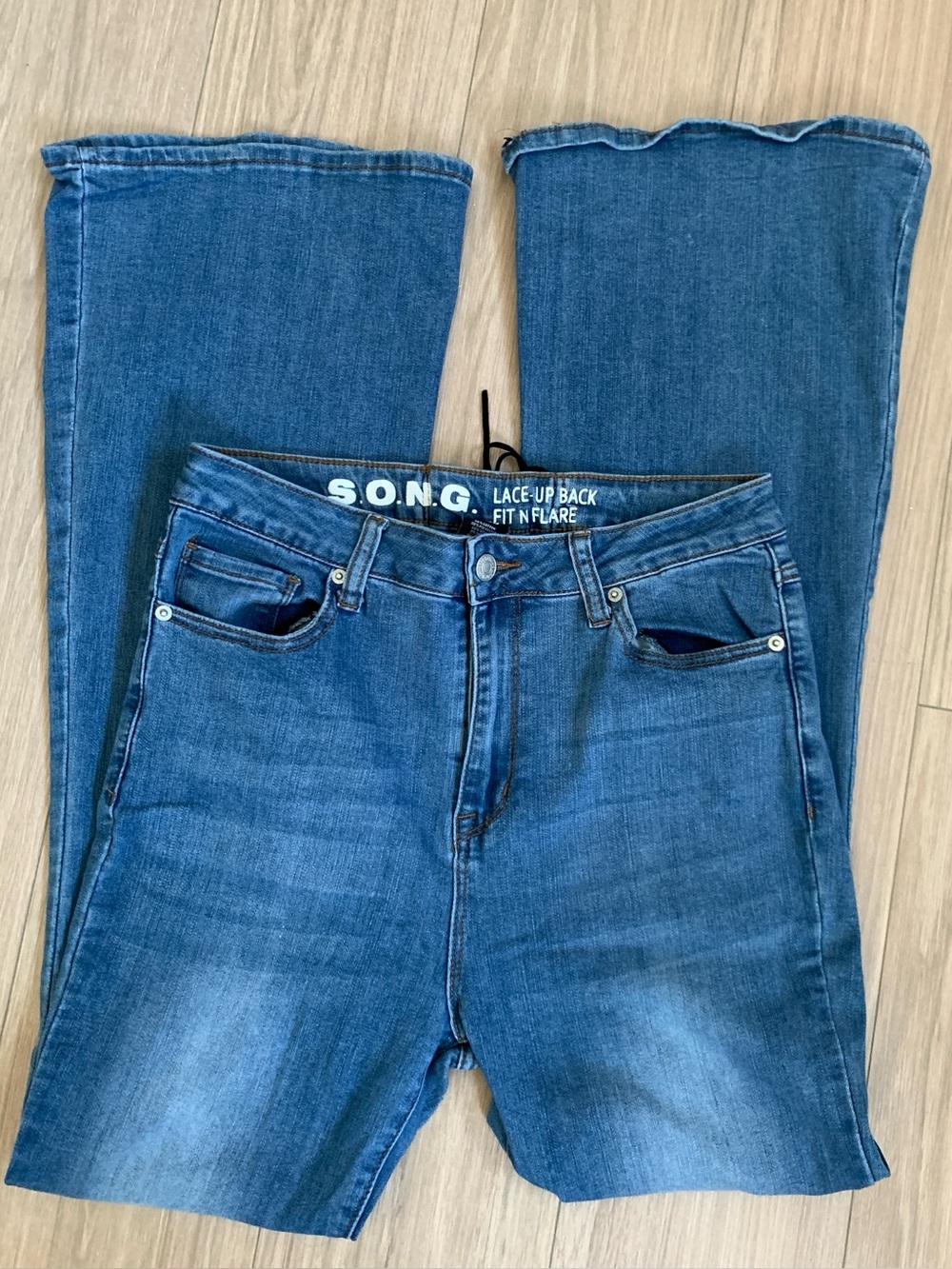 S.O.N.G. blue flare jeans